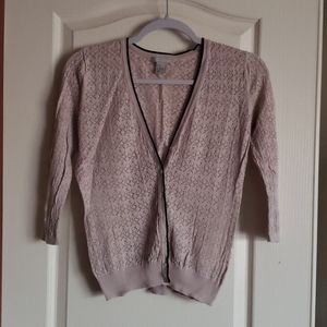 H&M button up sweater